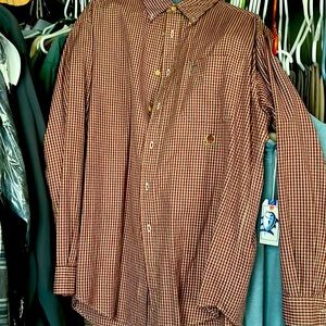 Tommy Hilfiger,  Plaid Button up shirt. Excellent condition! Size L.